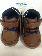 Baby Boys Surprize by Stride Rite Branly Boots Brown Size 3 NEW with Tags