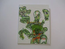 TRAVIS STUART SAMUEL 14" PAINTING CONTEMPORARY MODERNIST ABSTRACT EXPRESSIONIST