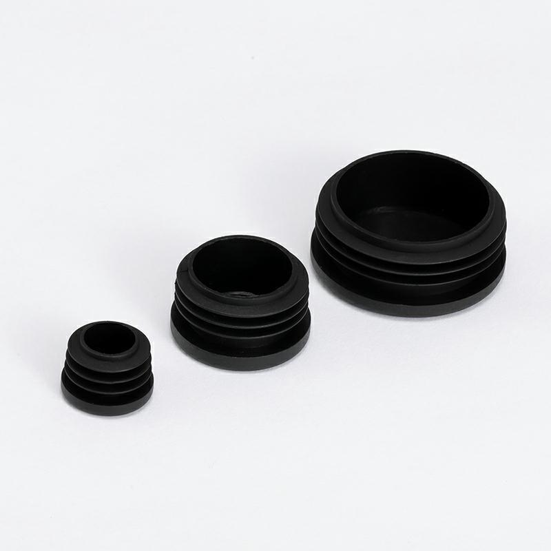 Round Plastic Black Blanking End Cap Tube Insert Plug Plug Blanking End Cap Tube eBay