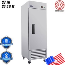 27" Commercial Refrigerator 21 Cu.ft w/ 1 Door Reach-In Upright Fridge Storage