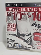 Batman Arkham City Game of the year Edition (PlayStation 3, 2012) PS3