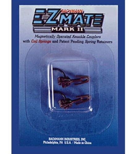 Bachmann 78023 E-Z Mate 2 x MK2 Magnetic Knuckle Couplings Over Shank Short 2nd - Picture 2 of 9