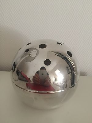 Christofle Mars vase ジオ ポンティ Vase Mars en métal argenté Gio