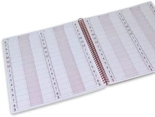 6 Column Appointment Book - Large Undated 2024 Planner for Daily Scheduling