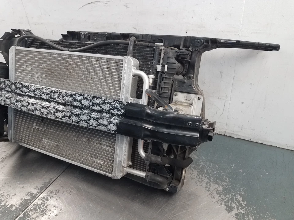 Audi S4 Quattro B8 2014 radiador condensador ventilador núcleo soporte conjunto #1717 A8 Foto 3 de 4