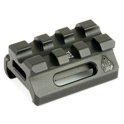 Leapers UTG Super Slim Picatinny Riser Mount 1/2'' Height 3 Slots Black MT-RSX5S