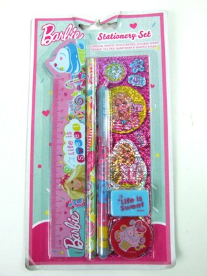 barbie stationery