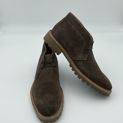 Curatore Men SZ 8 Chocolate Chukka Boots- Full Grain Italian 