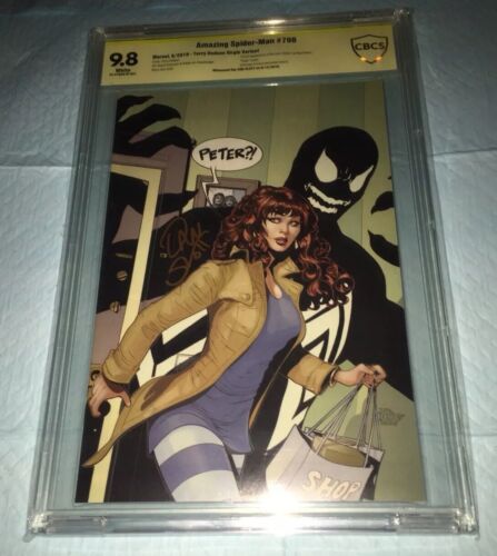 AMAZING SPIDER-MAN #798 1a Aparición Duende Rojo 9.8 CBCS SS SLOTT DAN FIRMADO - Imagen 2 de 8