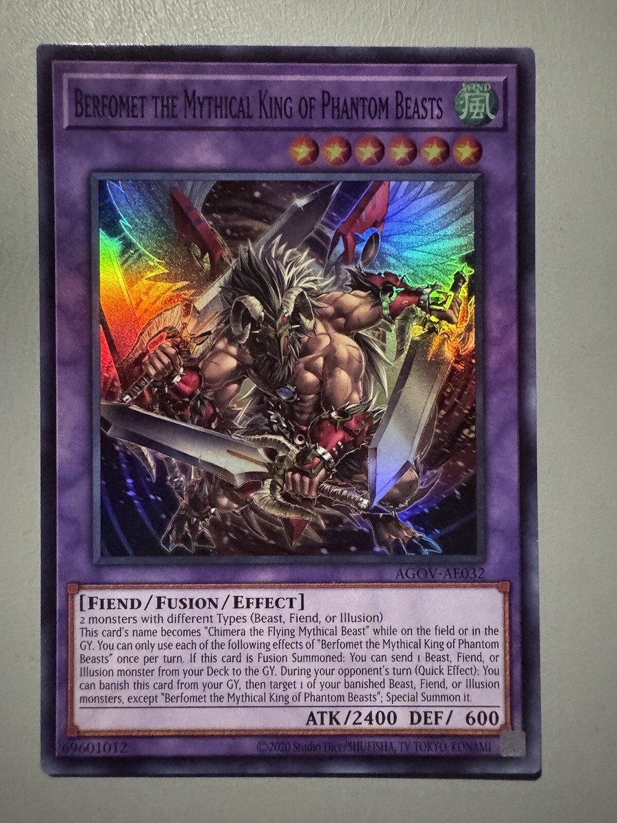 berfomet yugioh card Big-Winged Berfomet