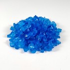 Royal Blue Crushed Glass Chippings for crafts 6mm to 12mm 100g