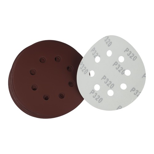 Discos de lijado eficientes de 5 pulgadas 125 mm con 8 orificios para una fácil extracción de polvo - Imagen 20 de 96