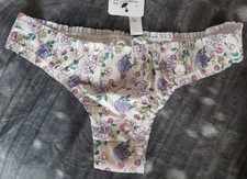 Slip brasiliana fantasia fiori chupa chups sexy, perizoma stampa floreale sexy