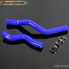 Blue Silicone Radiator Hose+Clamps Kit Fit For 2001-2005 Honda Civic D17 1.7L