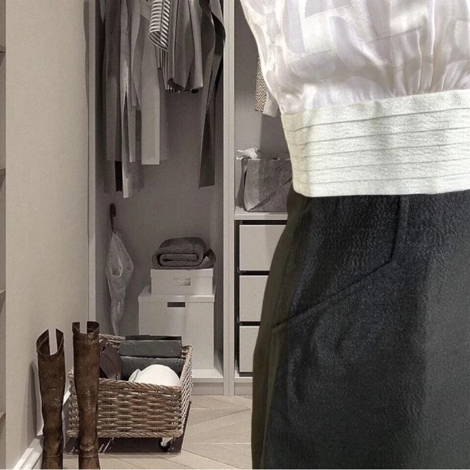 Mini vestido halter esmoquin mezcla seda Shoshanna Foto 4 de 4