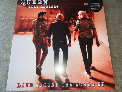QUEEN + ADAM LAMBERT - LIVE AROUND THE WORLD LIMITED COLOURED RSD VINYL  MIRACLE