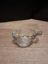 RARE FOSTORIA  BIRD OPEN SALT GLASS  BIRD