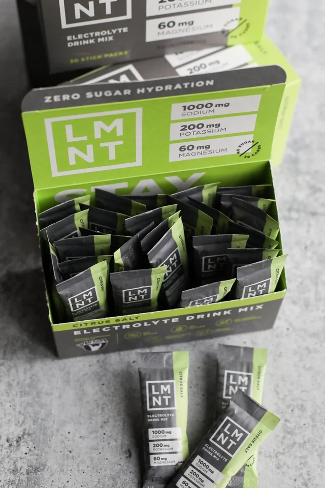 ¡NUEVO! Mezcla de bebidas electrolíticas LMNT sin azúcar ~ Elige sabores Foto 4 de 4