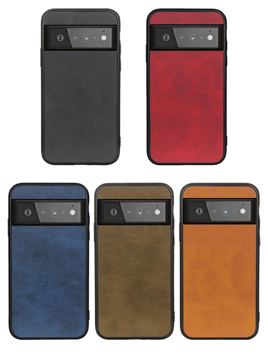 For Google Pixel 6 /6 Pro Luxury Colorful Soft Leather Luxury Fashion Case Cover