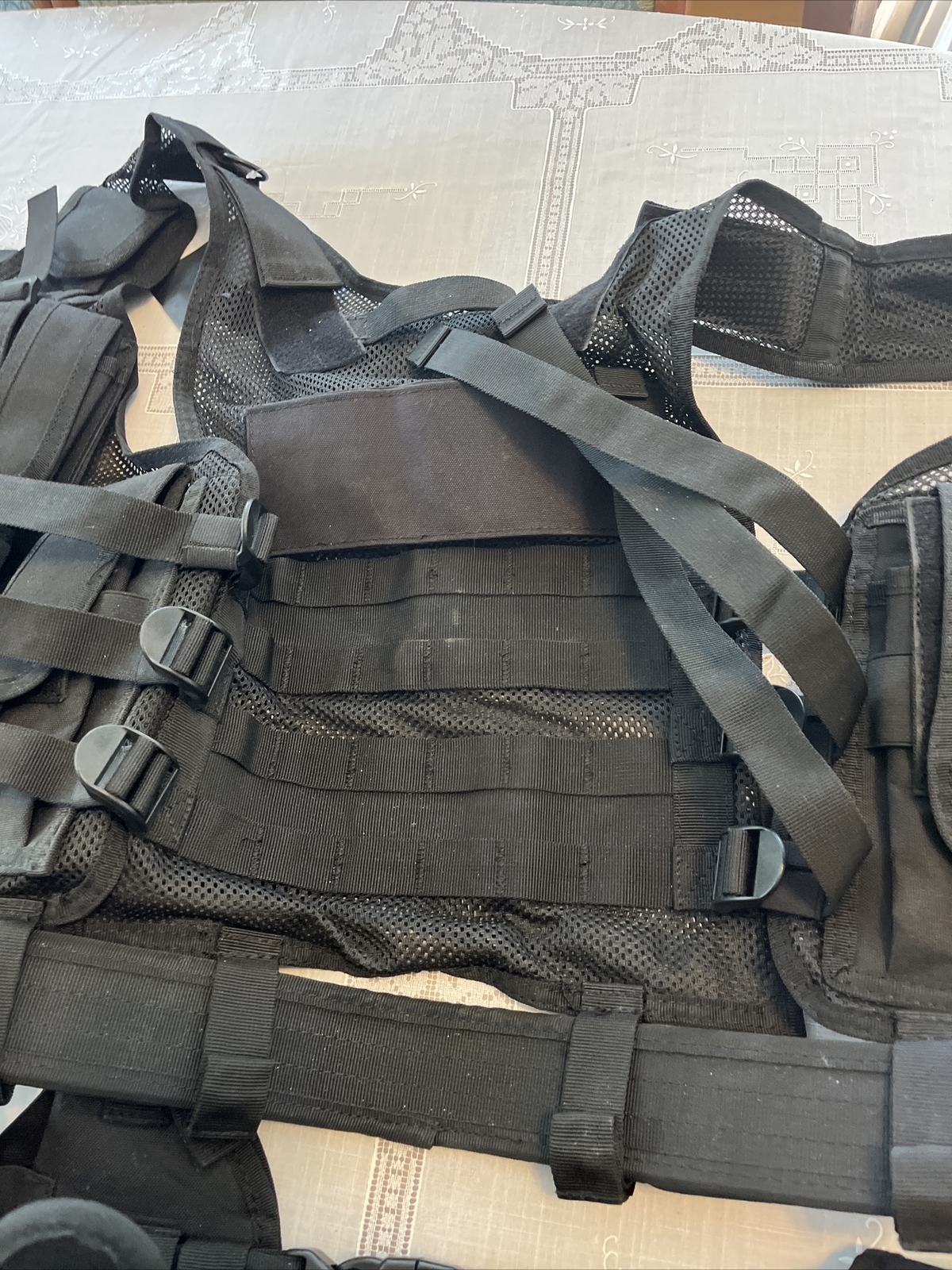 GZ XINXING Tactical Paintball Vest Black Security Law Enforcement Team Gear belt