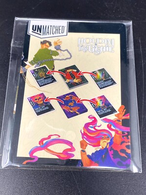 Unmatched - Promo Cards - Houdini versus The Genie - english - holographic