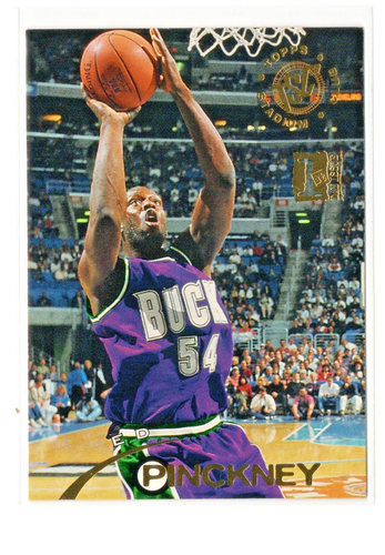 1994-95 Stadium Club First Day Issue Ed Pinckney #244 Parallel - Milwaukee Bucks - Bild 1 von 2