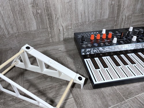 25º Stand for Arturia MicroFREAK Synthesizer - DWL - Color WHITE - US Seller - Picture 8 of 11