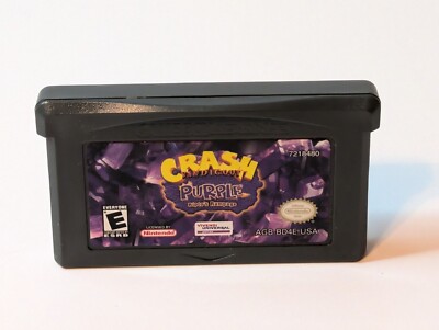 Crash Bandicoot Purple: Ripto's Rampage (Nintendo Game Boy Advance, 2004) Tested