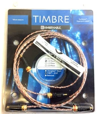 KIMBER KABLE Timber 1 Meter Pair with WBT 0147 RCA Connectors VariStrand NIB t2