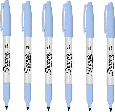 Sharpie Fine Permanent Marker Pen Violet Chalcedony 6er Pack