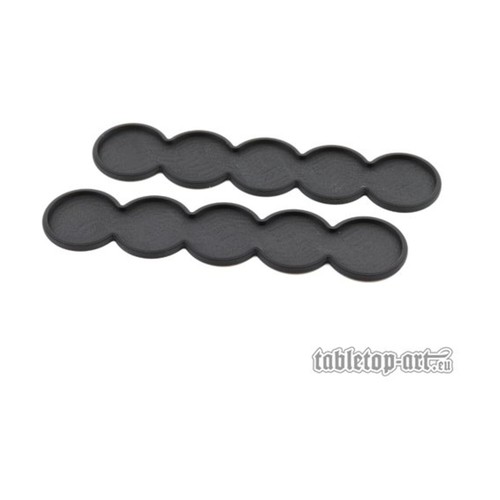 Tabletop Art Mini Accessory Rounded Edge Bar, Black 5s (32mm) New