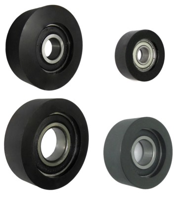 Polyurethanrollen Rollen  Laufrolle Führungsrolle  Ø23 Ø109 mm RP RPC