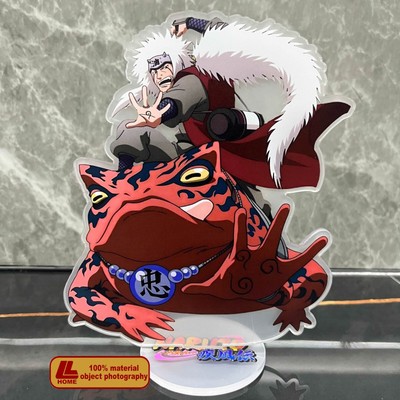 Anime Ninja jiraiya & gama bunta Battle Acrylic action Figure Gift Desk decor