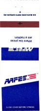 AAFES, Where Low Prices Are A Tradition, Vintage Matchbook Cover