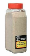 Woodland Scenics New 2024 Buff Fine Ballast Any Scale 32oz B1373