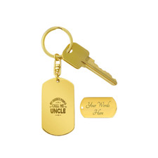 Engraved Dog Tag Keychain - My Favorite People
