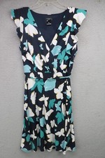 Ann Taylor Factory Dark Floral Babydoll Dress-4P-Whimsigoth-Forest-Fairy