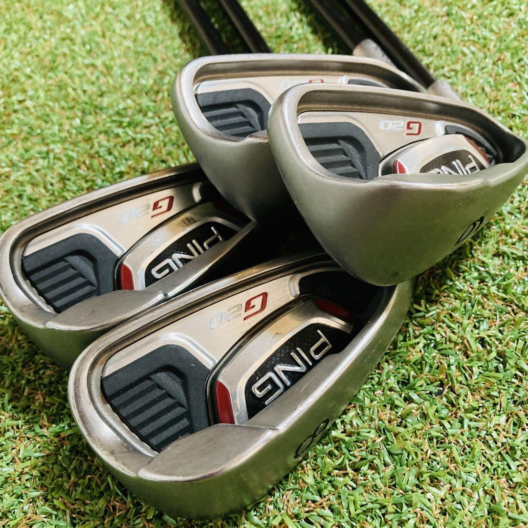 PING G20 Iron Set 6-9 Carbon Shaft Black Dot Flex R Left PING G20 Iron Set 6-9 Carbon Shaft Black Dot Flex R Left