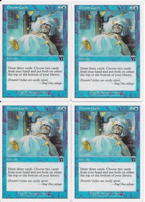 MTG: DREAM CACHE 6th Edition COMMON; played, Excellent condition x4 | eBay