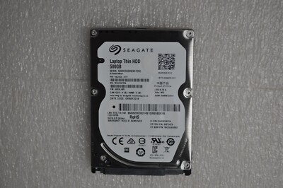 LOT OF 2 SEAGATE 500GB 7200RPM 32MB CACHE SATA 6.0GB/S 2.5'' Grade A ST500LM021
