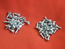 Hex Head 14x34 And Metric 6x1.0x16 License Plate Screws Qty 100 Each Hex Head 14x34 And Metric 6x1.0x16 License Plate Screws Qty 100 Each