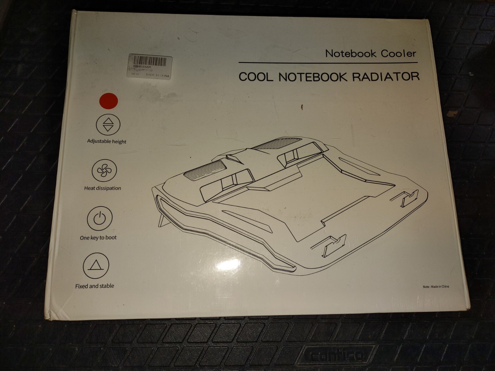 Notebook Cooler Cool Notebook Radiator New in Box-image
