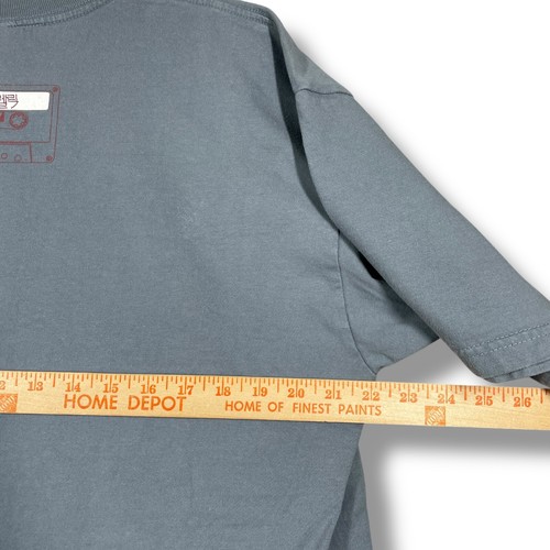 Future Relic Skating T Shirt Uomo XL Grigio Kim Jong-Il Boombox Parodia Retrò Y2K - Foto 6 di 7