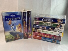 Walt Disney VHS Tapes Collection Movies Classics Lot of 9