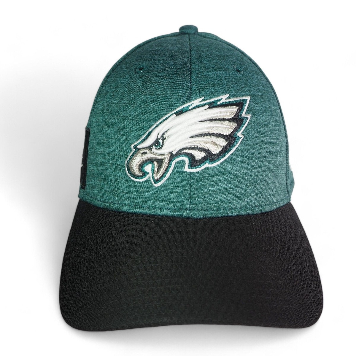 New Era 39 Thirty Philadelphia Eagles Crucial Catch Intercept Cancer Hat S/M Philadelphia Eagles Crucial Catch Intercept Cancer 2025 Hat main image 4