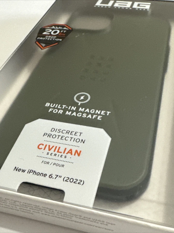 Funda Civil Urban Armor Gear UAG para Apple iPhone 14 Plus - Verde Oliva Foto 2 de 4