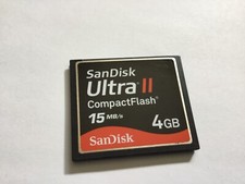 1pcs 4gb Sandisk ULTRA II Compact flash memory CF I DSLR CF Nikon Canon