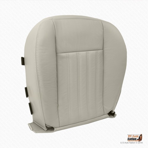 2003 2004 Lincoln Aviator Front DRIVER & PASSENGER Bottom Leather Seat Cover Tan - Picture 7 of 11