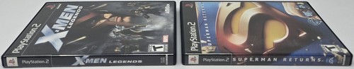 PS2 Lot: X-men "Legends" & Superman "Returns" VIDEO GAMES PlayStation - Picture 3 of 5