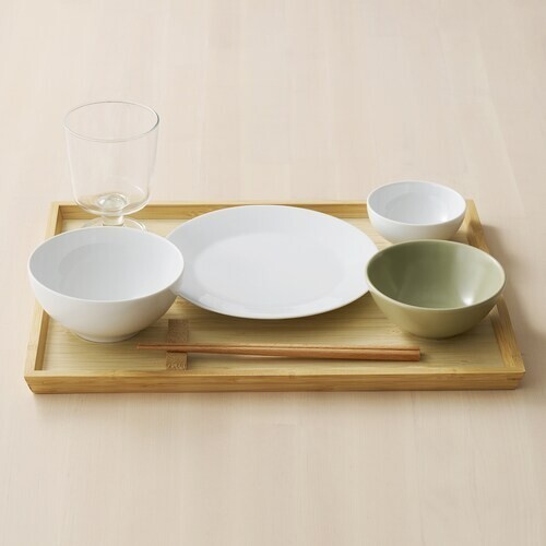 Bamboo Wooden Serving Tray Kitchen Food Drink Platters/Breakfast Trays - 2 Sizes - Picture 14 of 14
